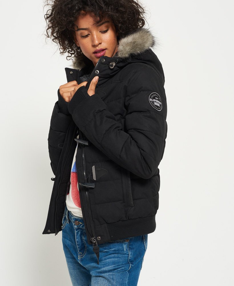 Variant opvoeder omvatten Superdry Microfibre Toggle Puffle Jacket - Women's Products