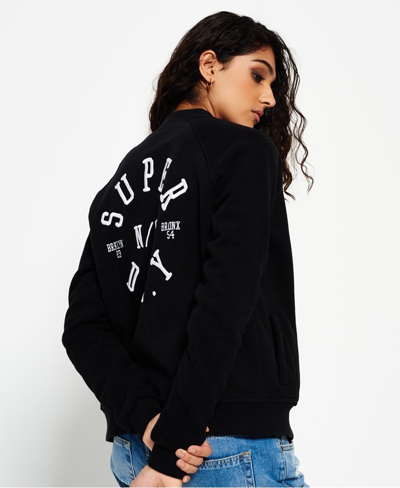 Superdry East Applique 90's Bomber Jacket - Women's Womens Jackets