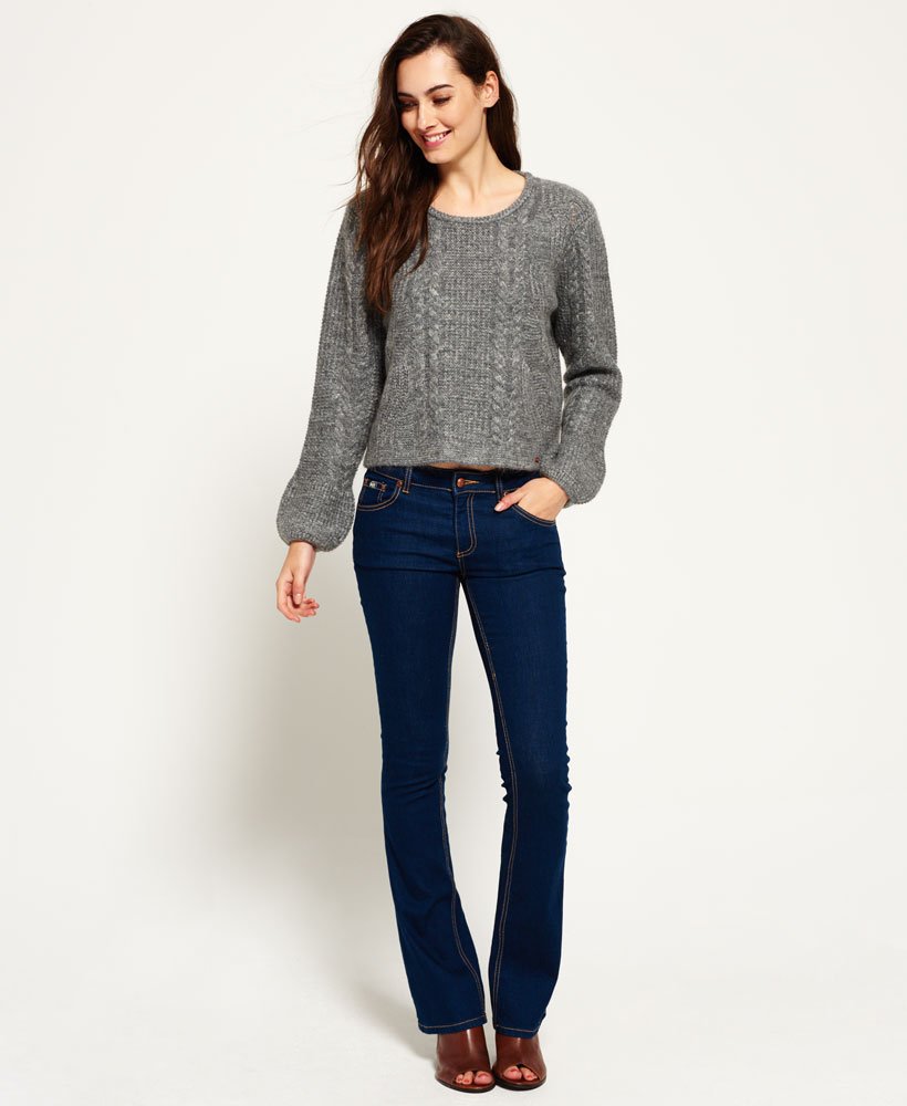 Superdry Pull en maille mohair torsadée à manches évasées 2