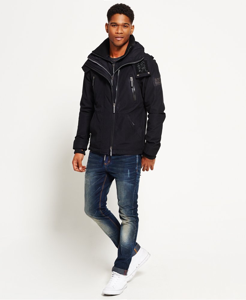Superdry Microfibre Hooded SD-Windattacker Jacket - Men's Jackets and Coats