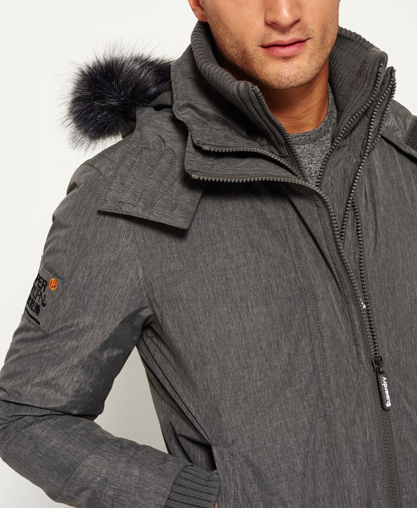 the fur hooded windbomber