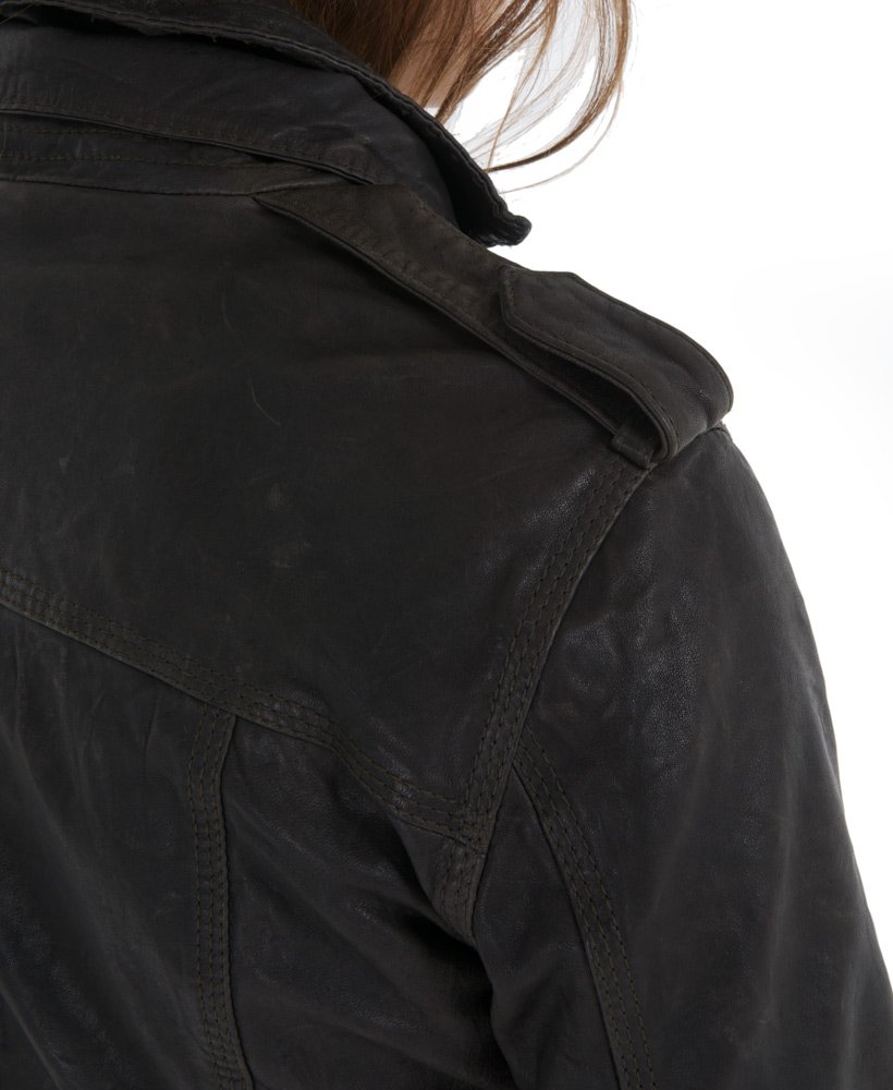 Womens - Megan Skinny Jacket in Dark Olive | Superdry UK
