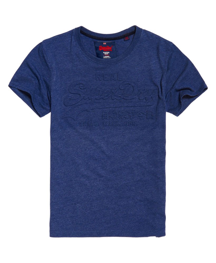 History superdry vintage logo embossed t shirt wish