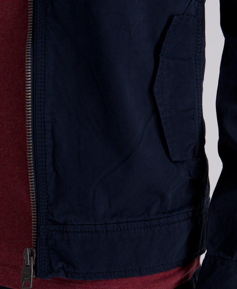 Mens Commodity Harrington in Navy Superdry