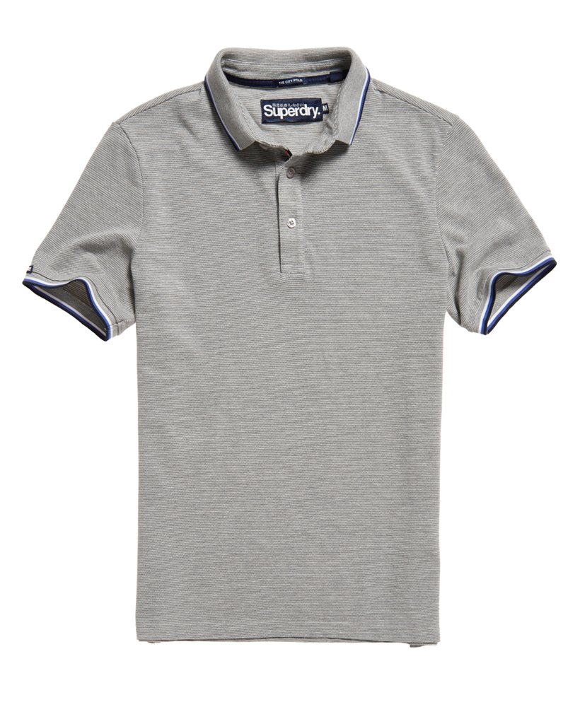 Mens - Cityline Polo Shirt in Grey | Superdry UK