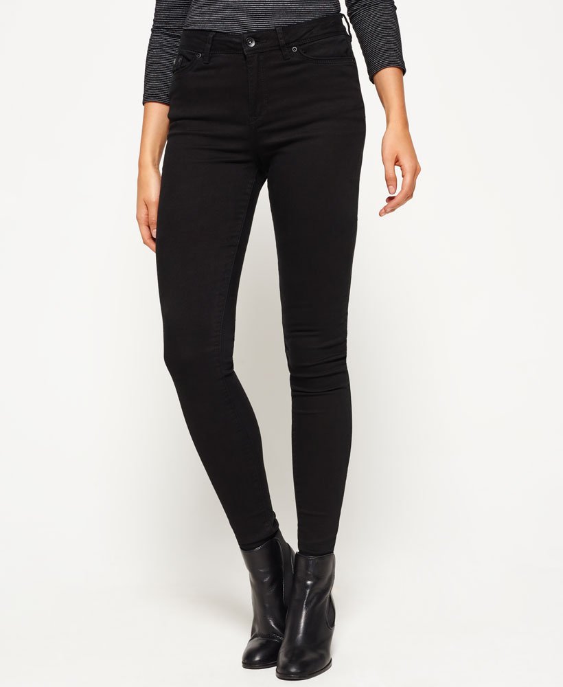 Womens - Sophia High Waist Super Skinny Jeans in Black | Superdry