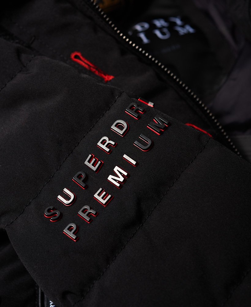 premium down trophy jacket superdry