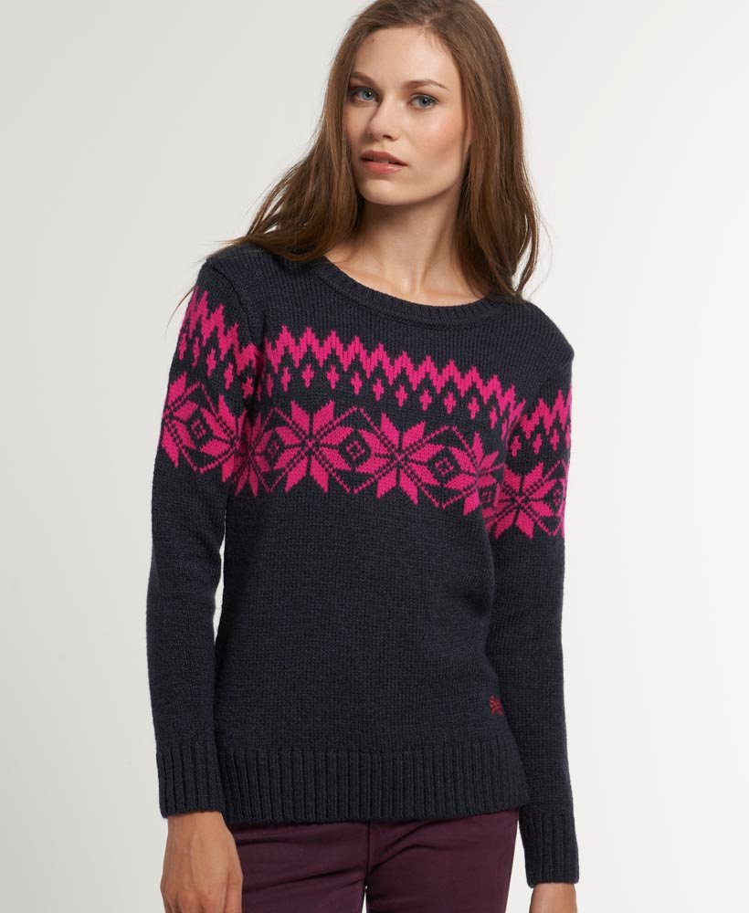 Superdry Torsby Fairisle Boxy - Women's Sweaters