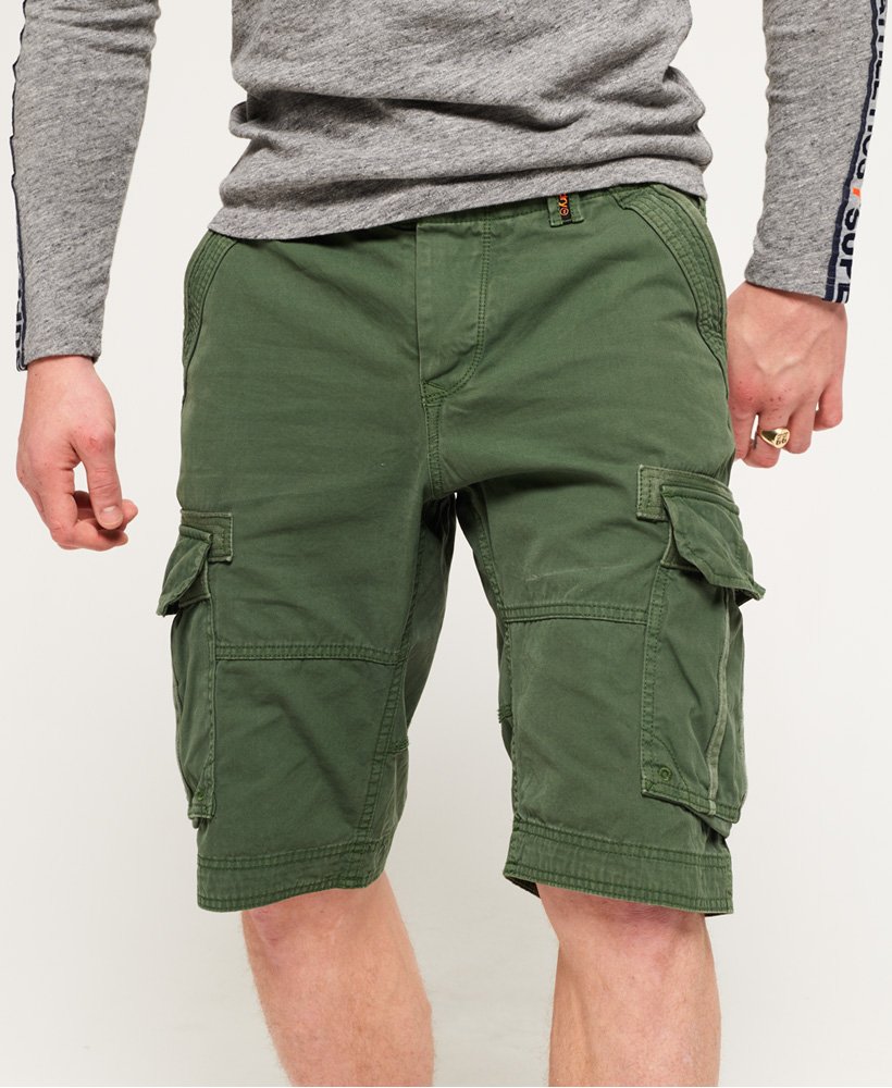 Mens - Core Cargo Lite Shorts in Pine | Superdry