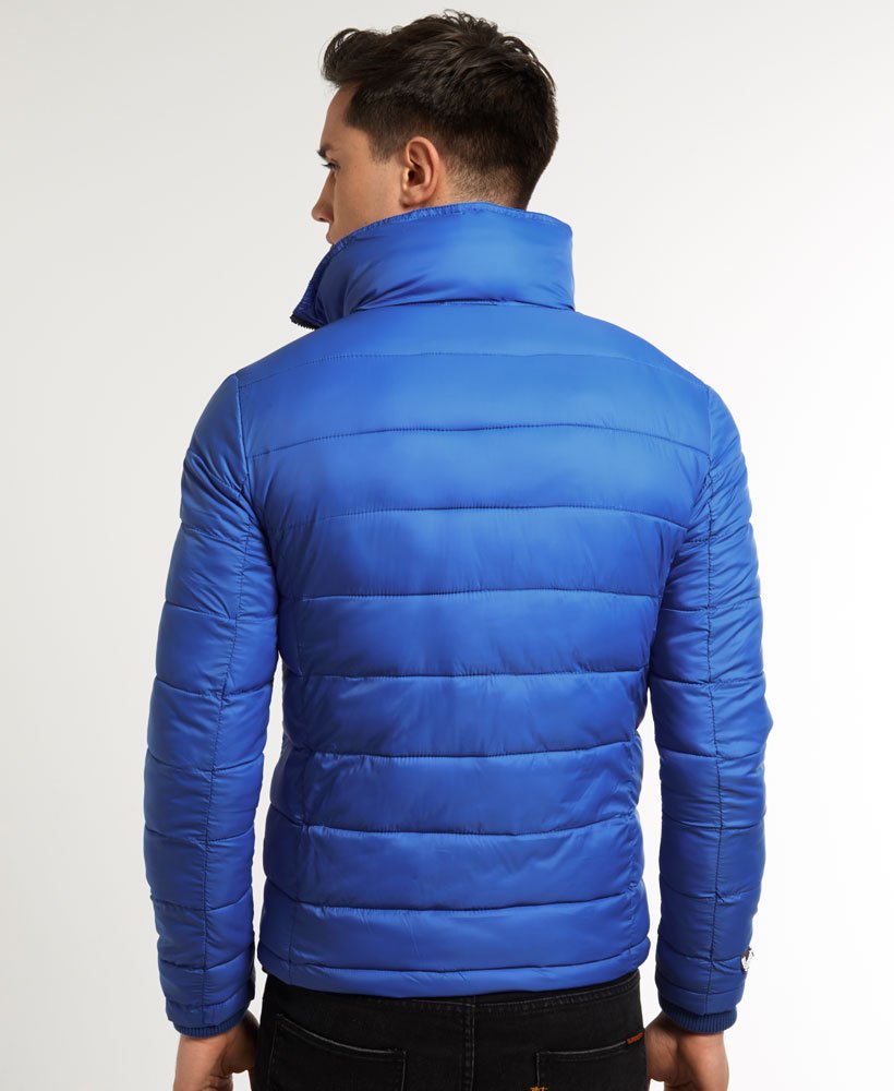 Men's - Fuji Double Zip Jacket in Cobalt/ink | Superdry UK