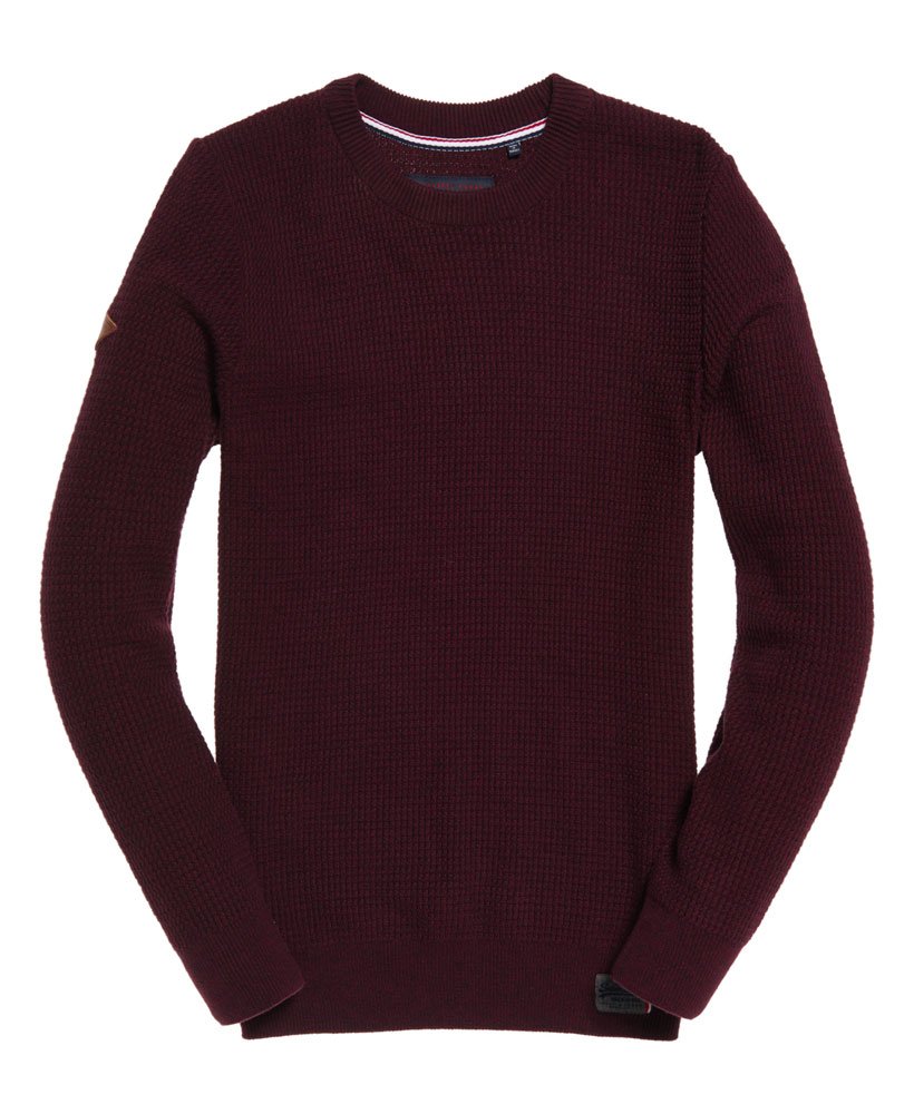 superdry waffle jumper