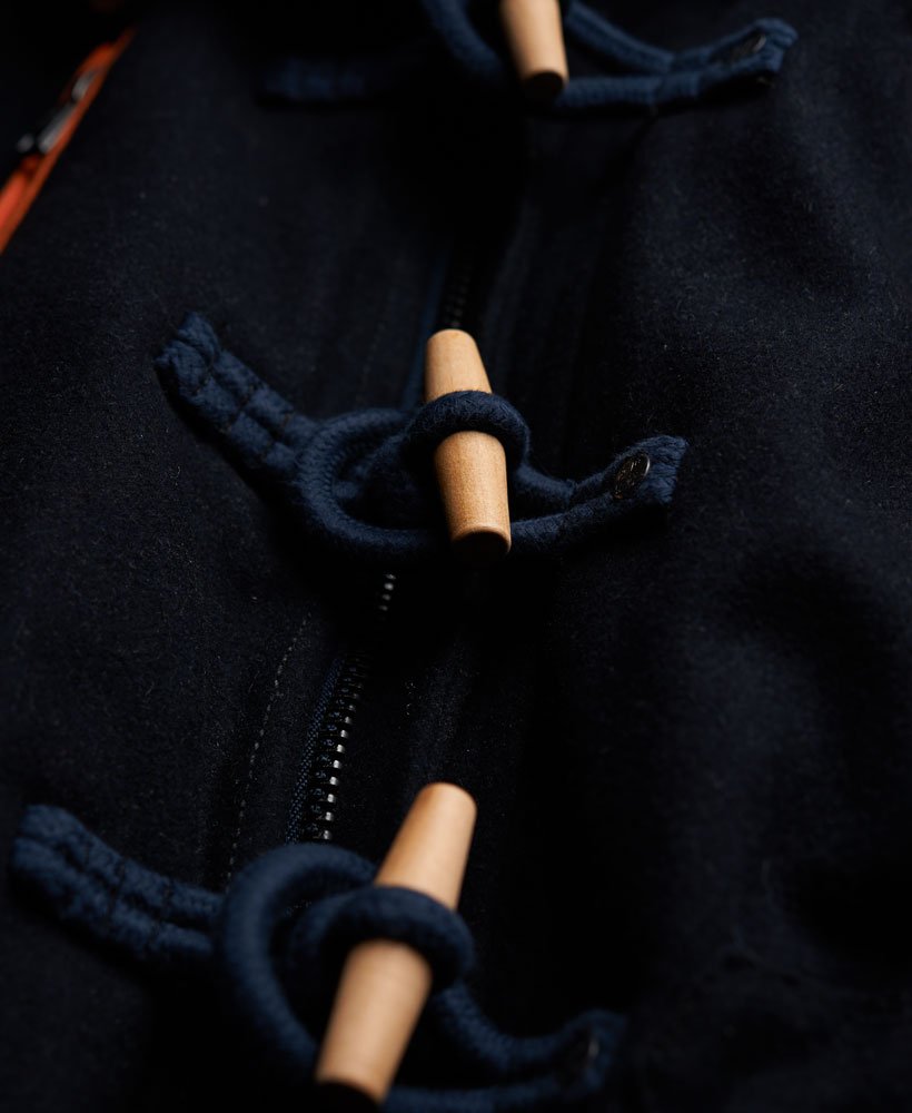 Mens Guardsman Duffle Jacket in Midnight Marl Superdry