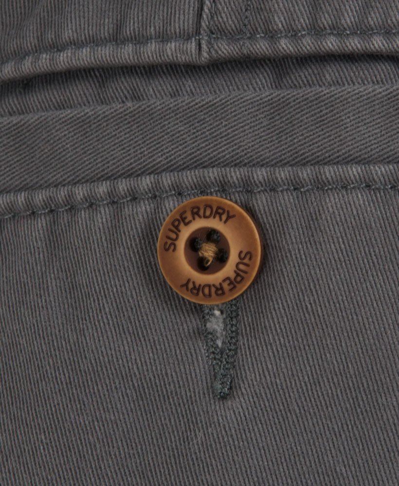 Mens - Commodity Straight Chinos in Grey | Superdry