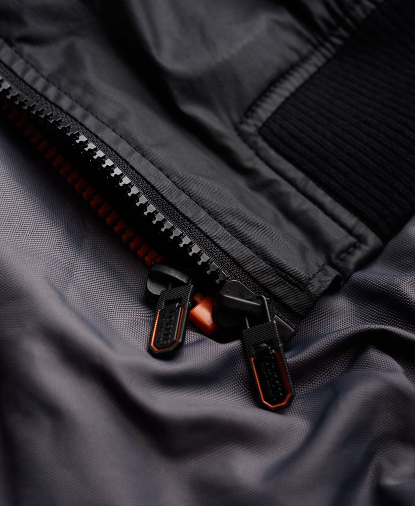 Men's - Moody Bomber Lite Jacket in Black | Superdry UK
