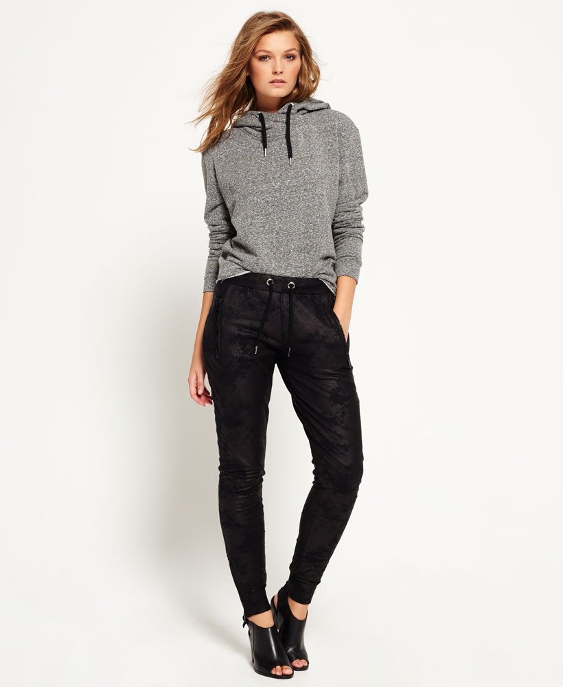 Womens - Luxe Fashion Joggers in Black | Superdry