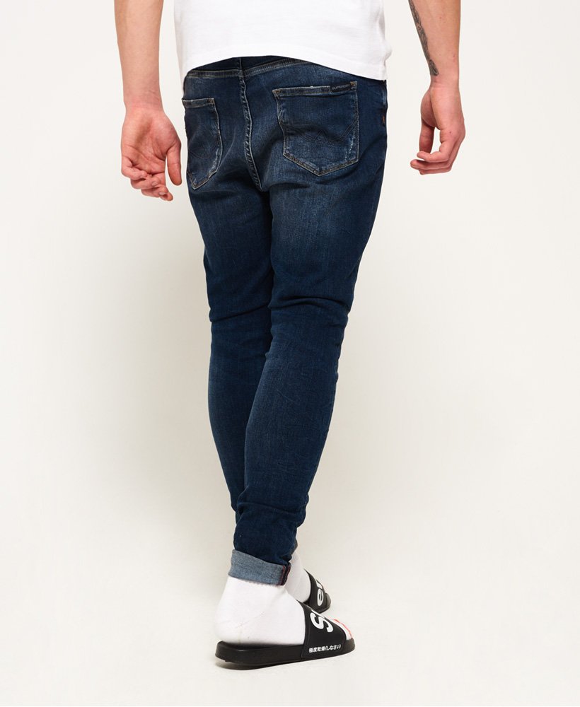Mens - Spray On Skinny Jeans in Blue | Superdry UK