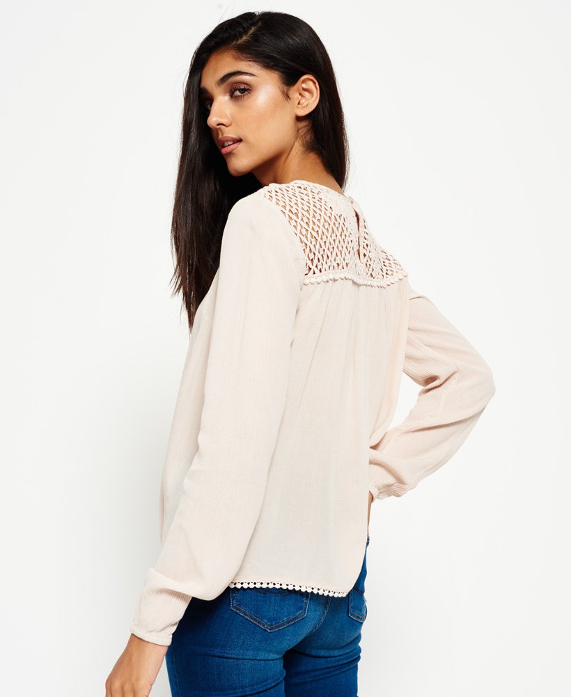 Womens - Mimi Blouse in Pink | Superdry