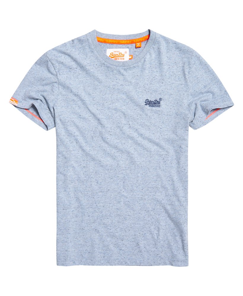 Details about   Superdry Orange Lable Vintage Embroidery Crew T-shirt Short Sleeve Maldive 