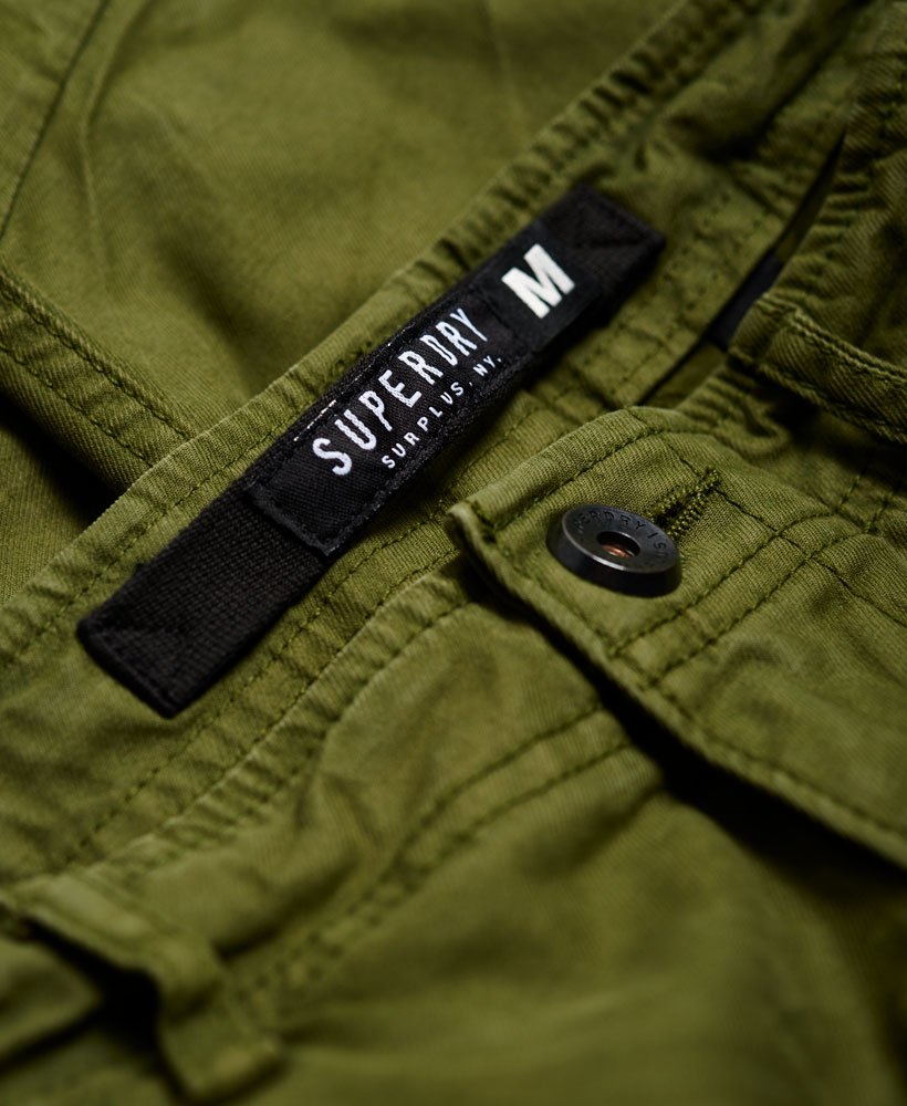 Mens - Surplus Goods Low Rise Cargo Trousers in Nordic Green | Superdry UK