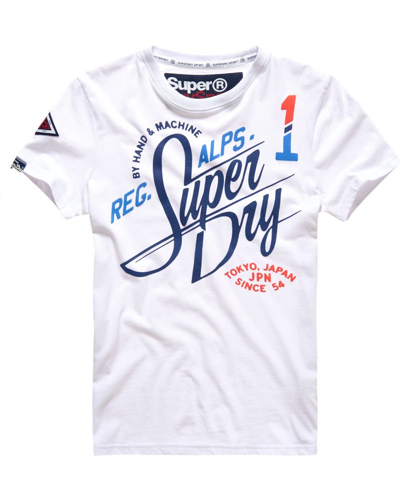 Mens - Alps T-shirt in White | Superdry UK