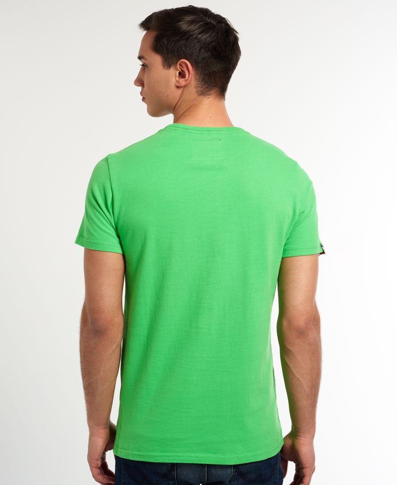 Mens - Real Original T-shirt in Green | Superdry UK