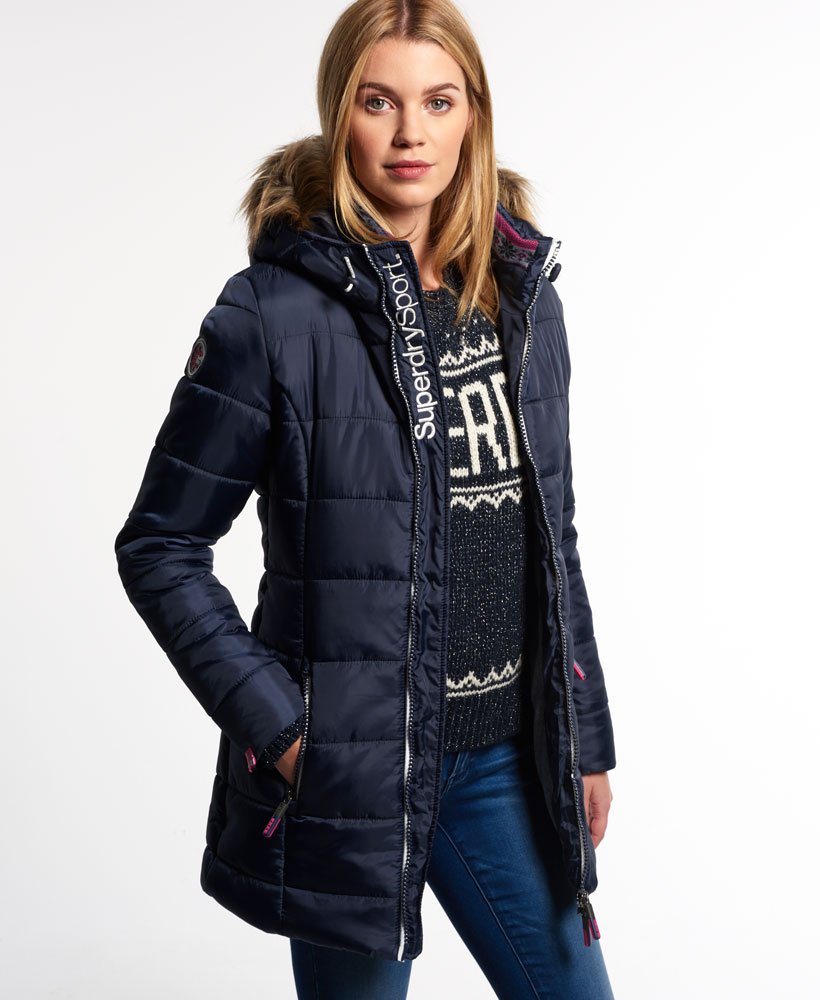 Superdry Sports Tall Puffer Jacket - Women's Jackets & Coats