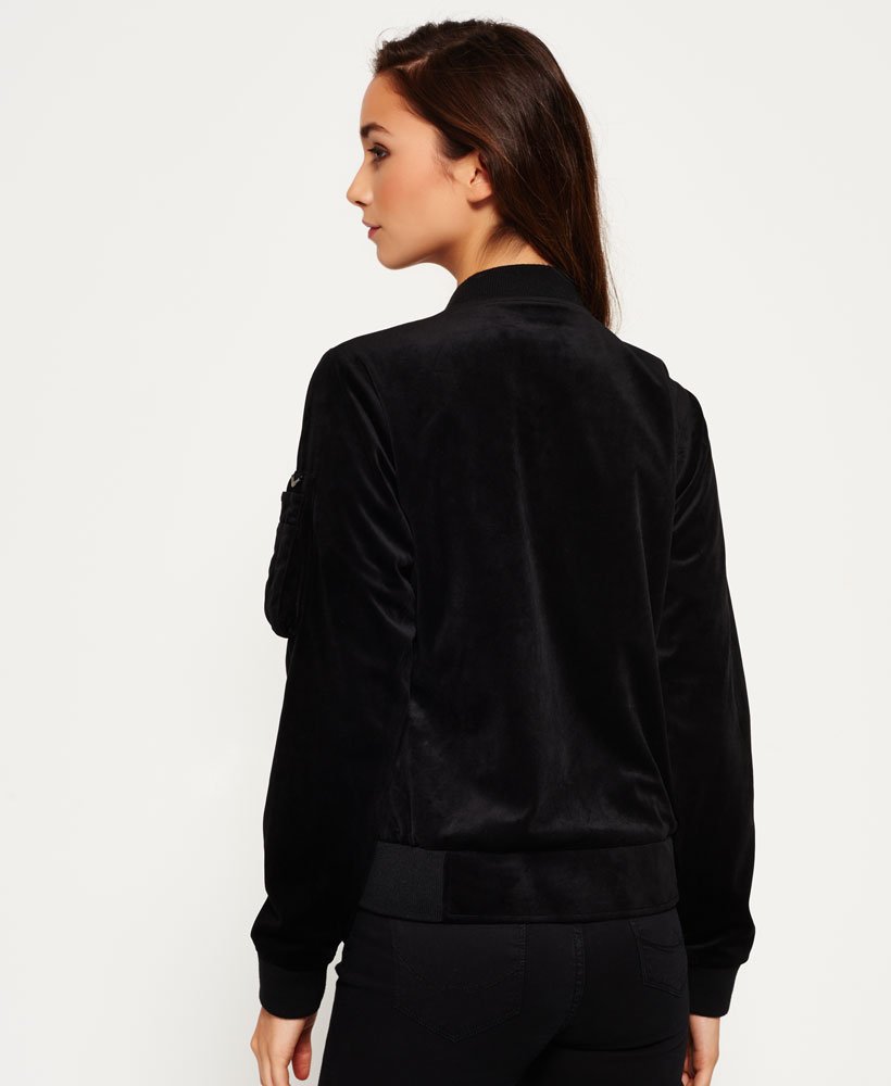 Superdry Velvet Bomber Jacket for Womens