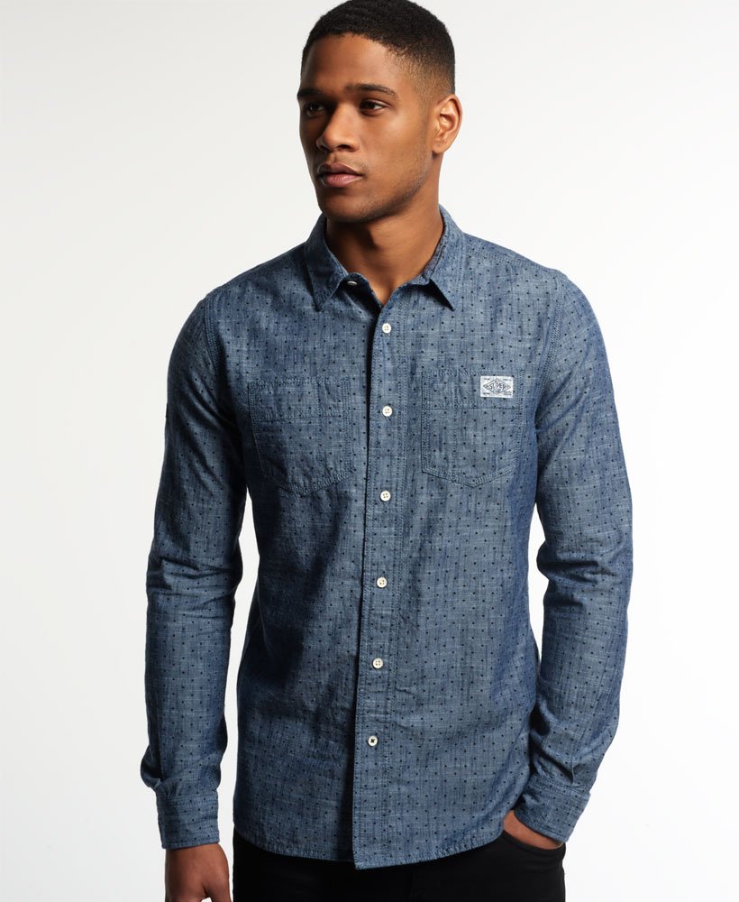 Superdry Seattle Slub Shirt Men's Shirts