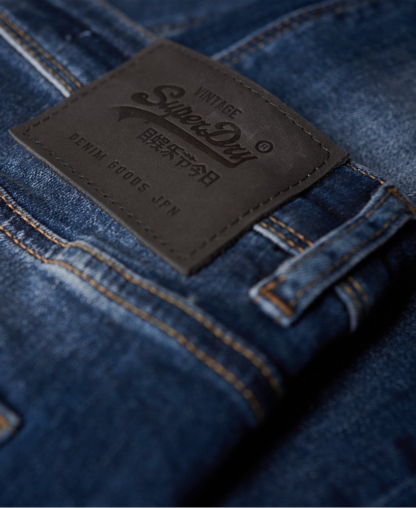 Mens - Spray On Skinny Jeans in Blue | Superdry UK