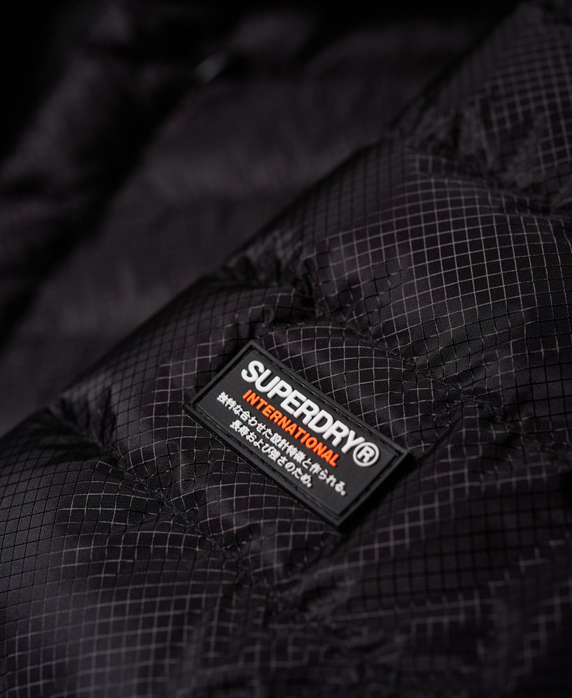 Superdry Micro Quilt Hooded Down Jacket - Men's Mens Jackets