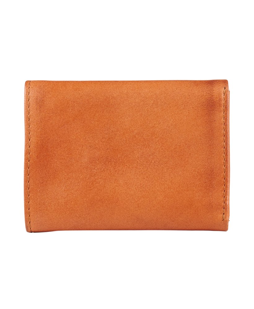 Mens - Premium Bi Fold Leather Wallet in Tan | Superdry