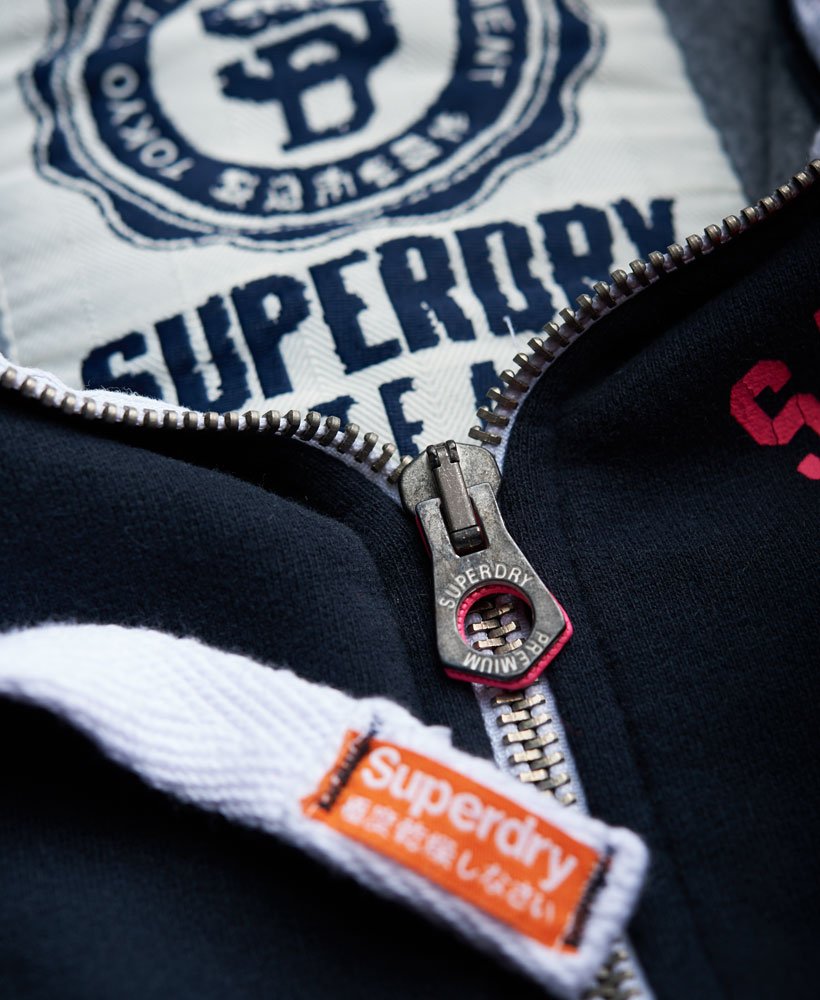 Womens - Pegasus Zip Hoodie in Eclipse Navy | Superdry UK