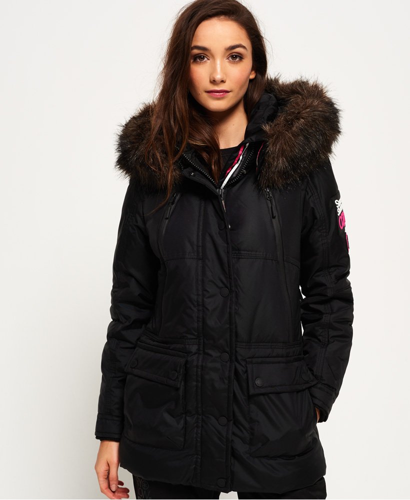 superdry canadian down ski parka