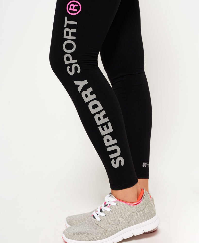 Women’s - Core Gym Leggings in Black | Superdry