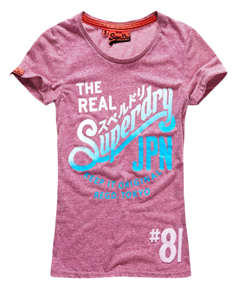 Womens - Keep It T-shirt in Red | Superdry UK