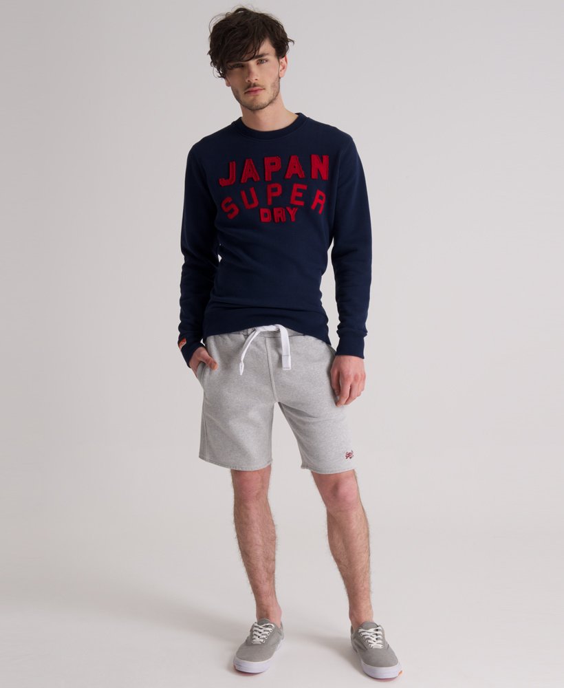 Mens - Sweat Shorts in Grey Marl | Superdry