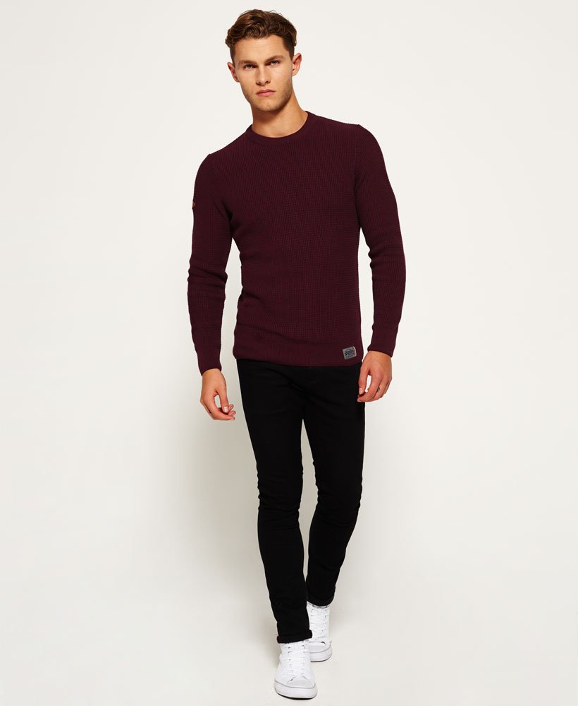 superdry waffle jumper