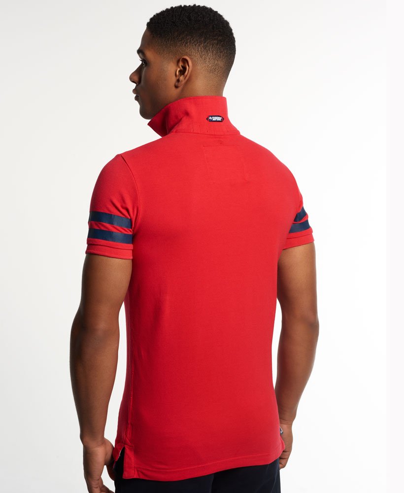 Mens - Super State Polo Shirt in Red | Superdry UK
