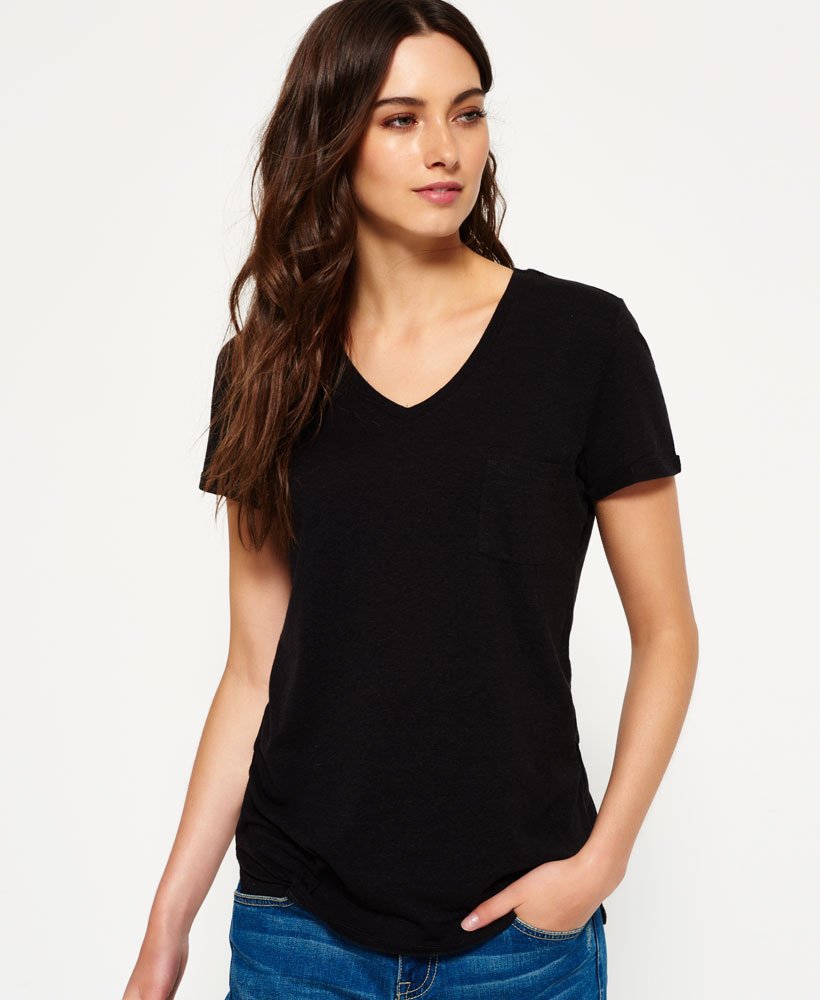 Women's Neppy Slouch T-shirt in Black | Superdry US