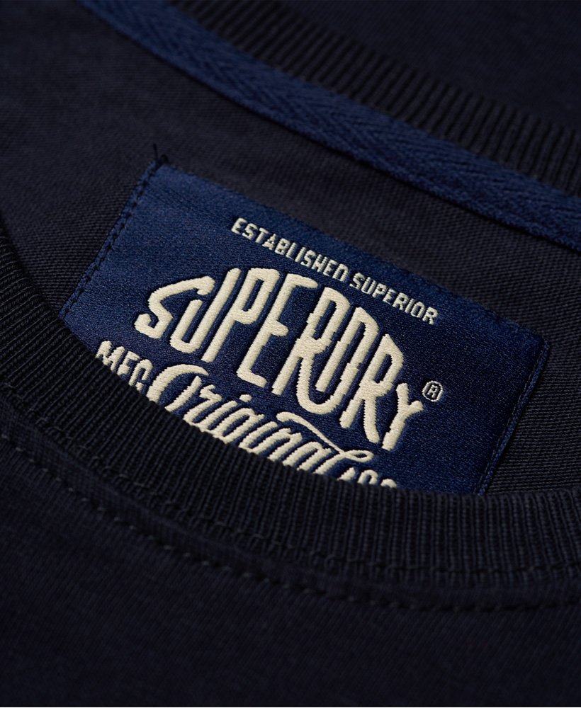 Mens - Plane Flyers T-Shirt in Navy | Superdry UK