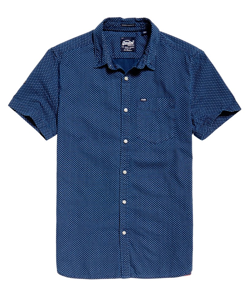 Superdry London Loom kortermet skjorte Herre Sale Shirts Superdry London Loom kortermet skjorte Herre Sale Shirts