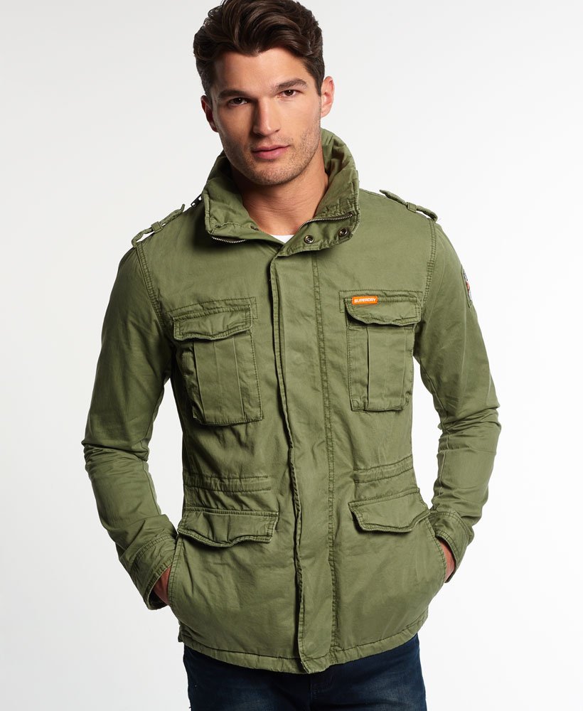 L Mens Superdry Rookie Edition Miliatry Jacket .SIZE 