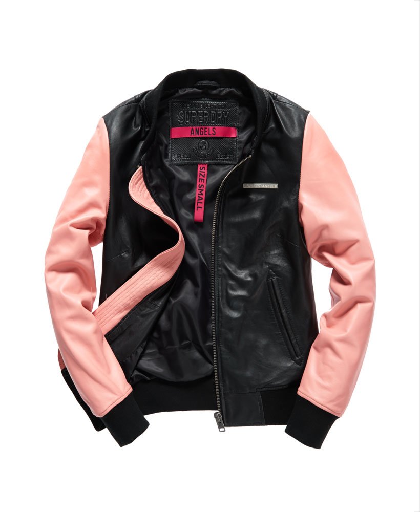 superdry angels leather jacket