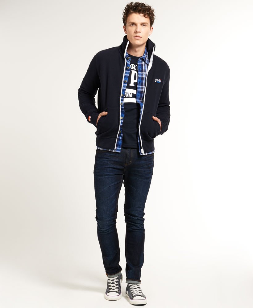 Mens - Orange Label Track Top in Eclipse Navy | Superdry