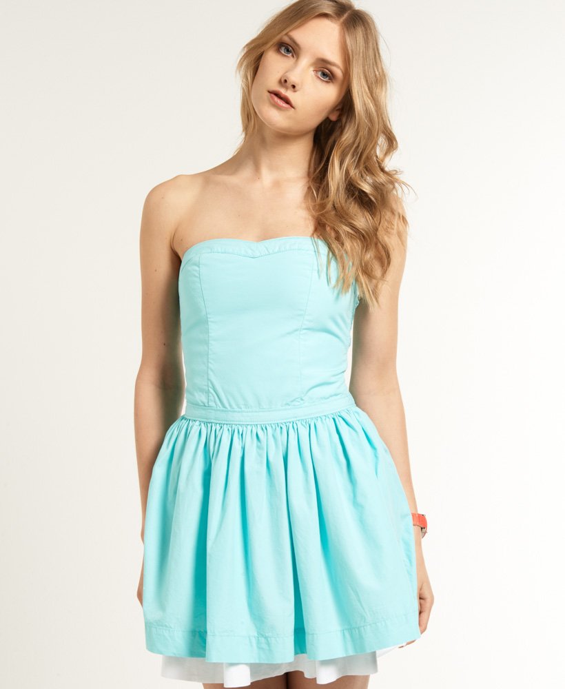 superdry strapless dress