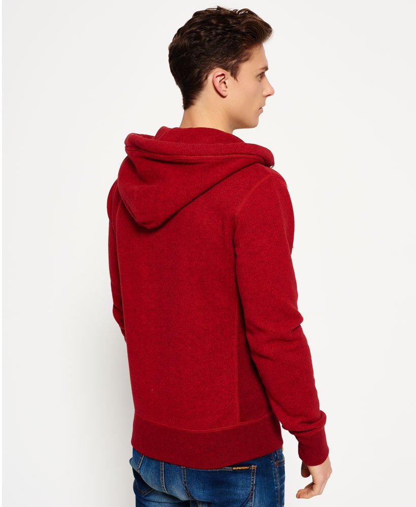 Superdry Core Applique Zip Hoodie Mens Hoodies