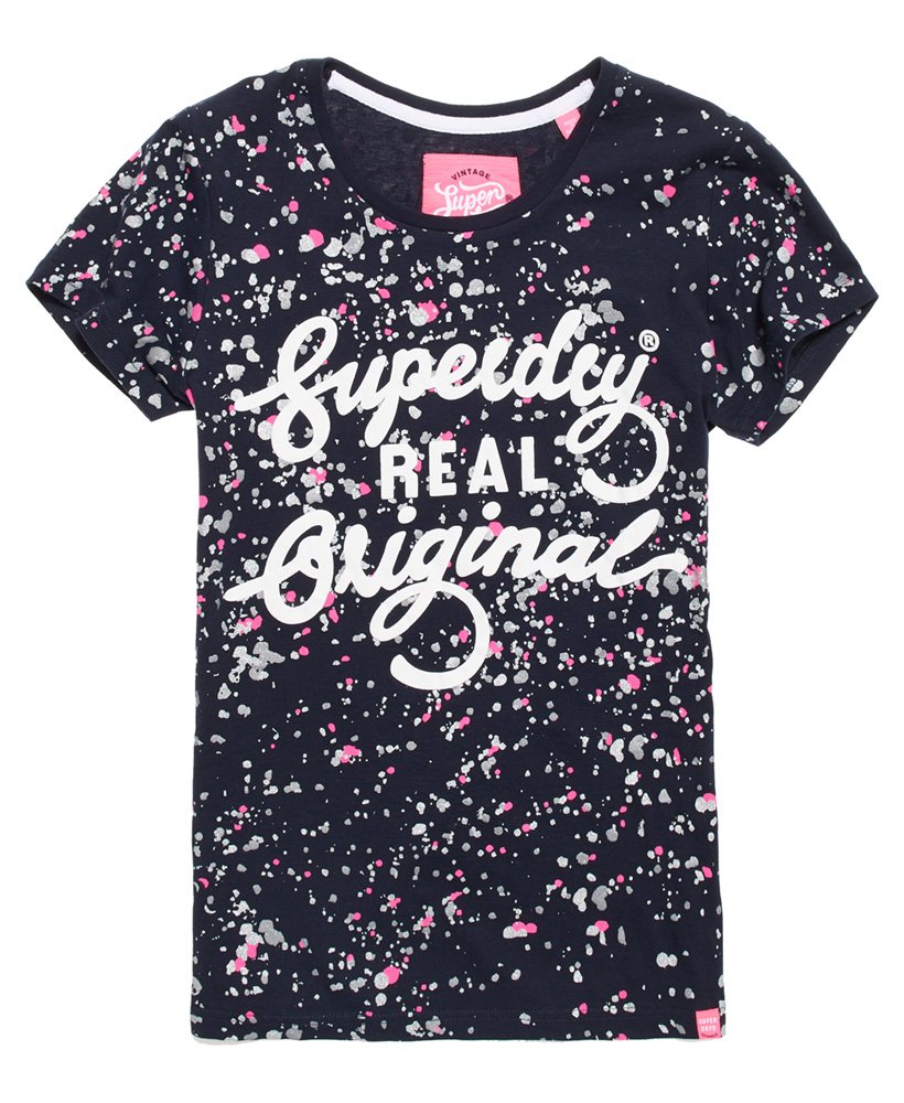 Superdry Real Original Paint T-Shirt for Womens