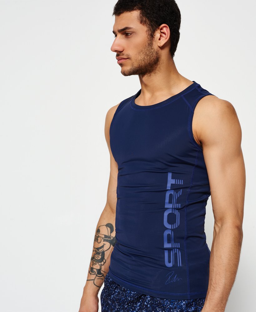 Elite Superdry Mens Top Training Vest Sports Tops Idris AwHd7wq