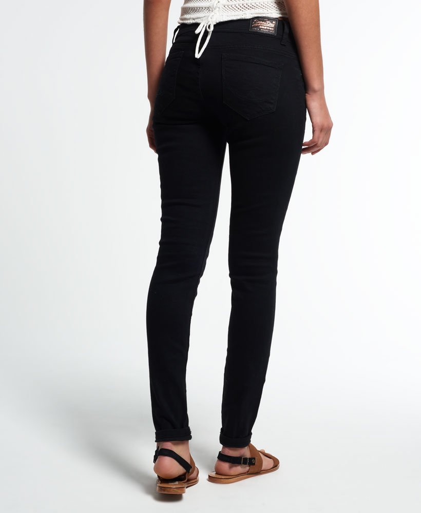 superdry cassie skinny jeans black