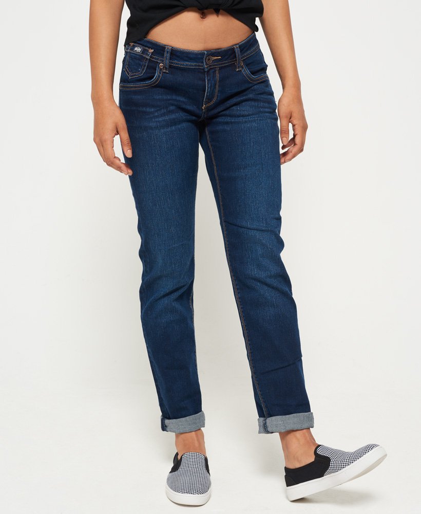 Womens - Imogen Slim Jeans in Eclipse Blue | Superdry